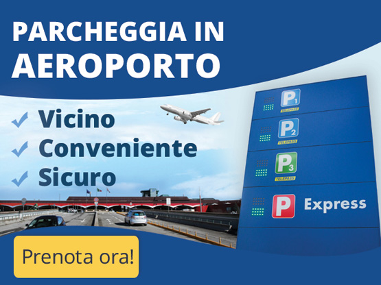 Parcheggia in aeroporto. Vicino, Conveniente, Sicuro.