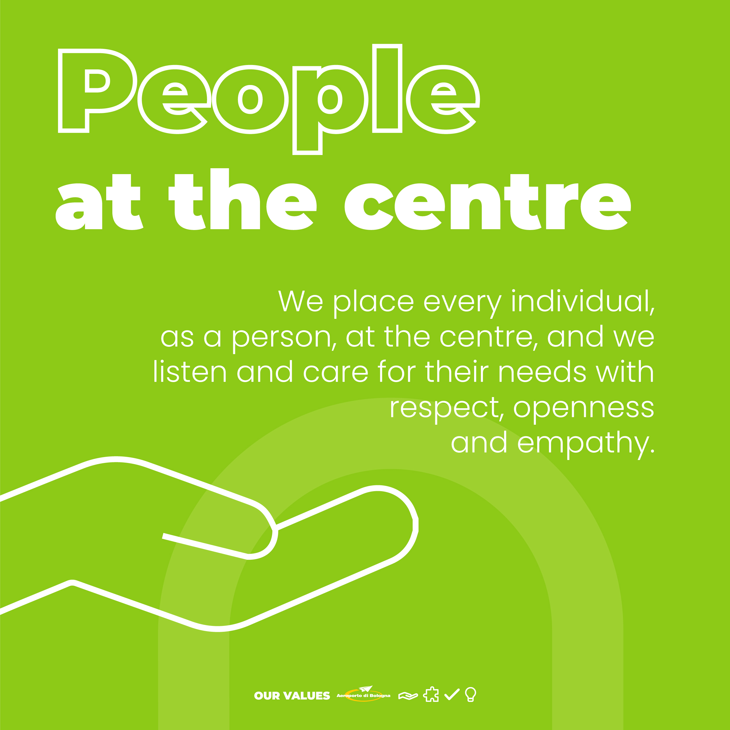 People at the centre Icon People at the centre Icon